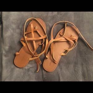 Forever 21 Strap Up Sandals
